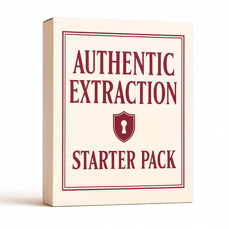 Authentic Extraction Starter Pack Authentic Extraction Starter Pack